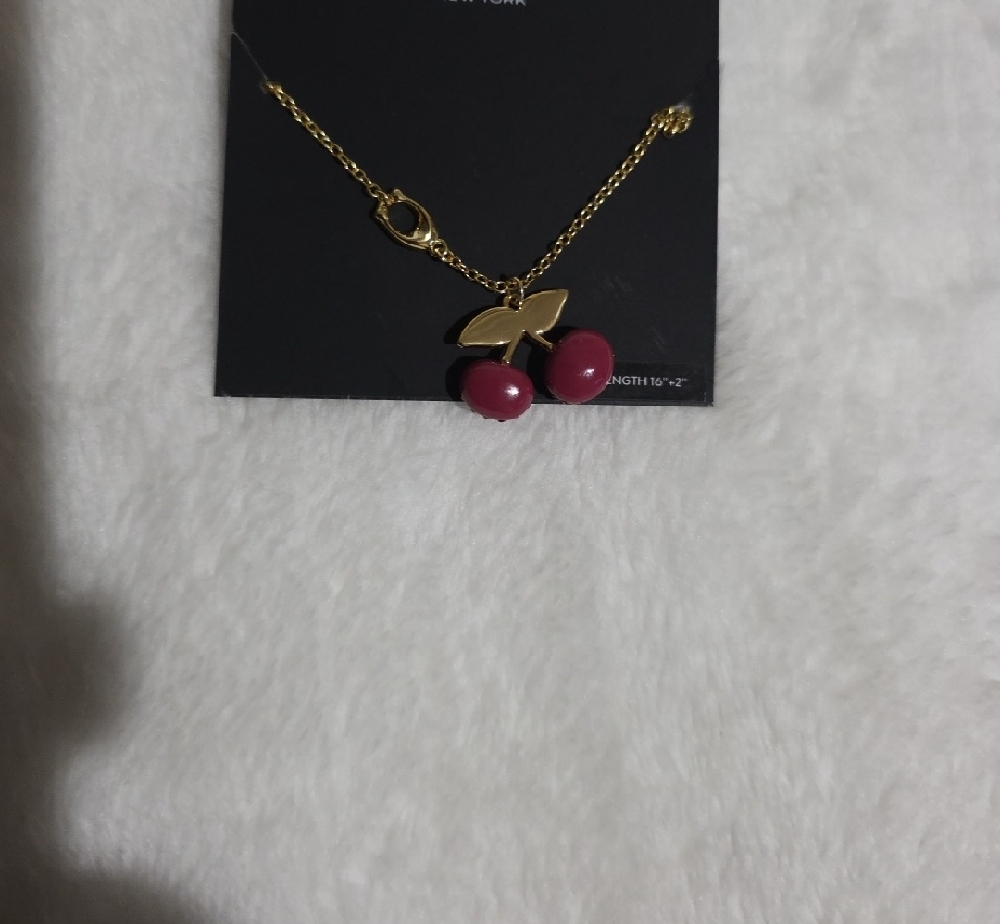 Coach Gold Necklace with Pink‎ Ladybug Charm - Picture 11 of 12